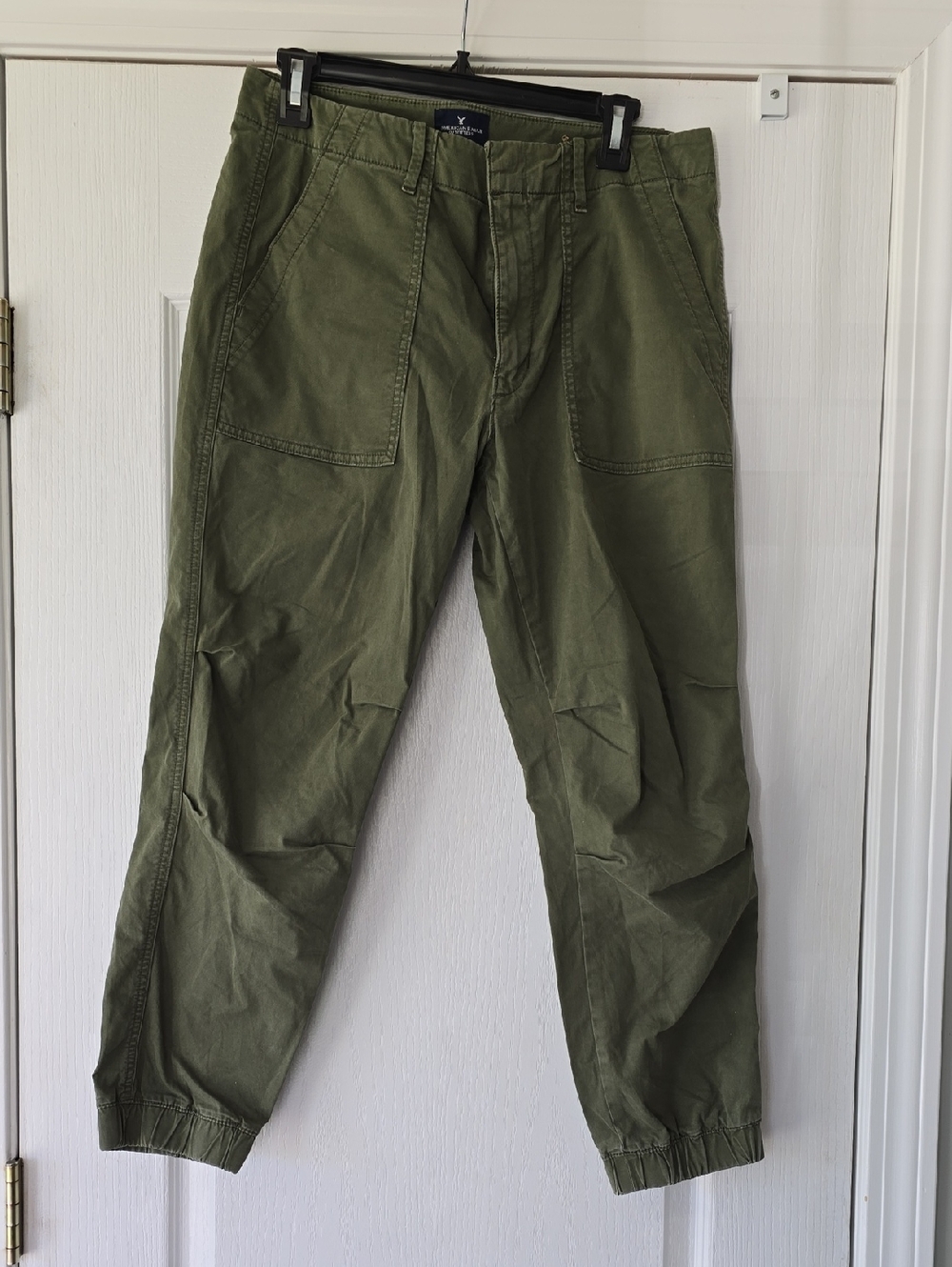 American Eagle Womans Olive Green Casual Jogger Pants